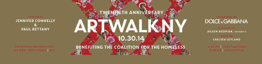 ARTWALK NY October 30, 2014 Honoring Paul Bettany and Jennifer Connelly