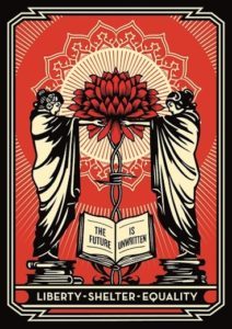 Work by Shepard Fairey