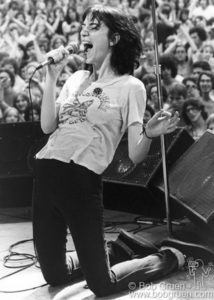 Photo of Patti Smith by Bob Gruen