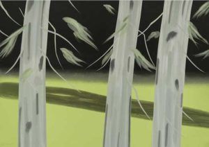 Print by Alex Katz