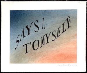 Artwork by Ed Ruscha