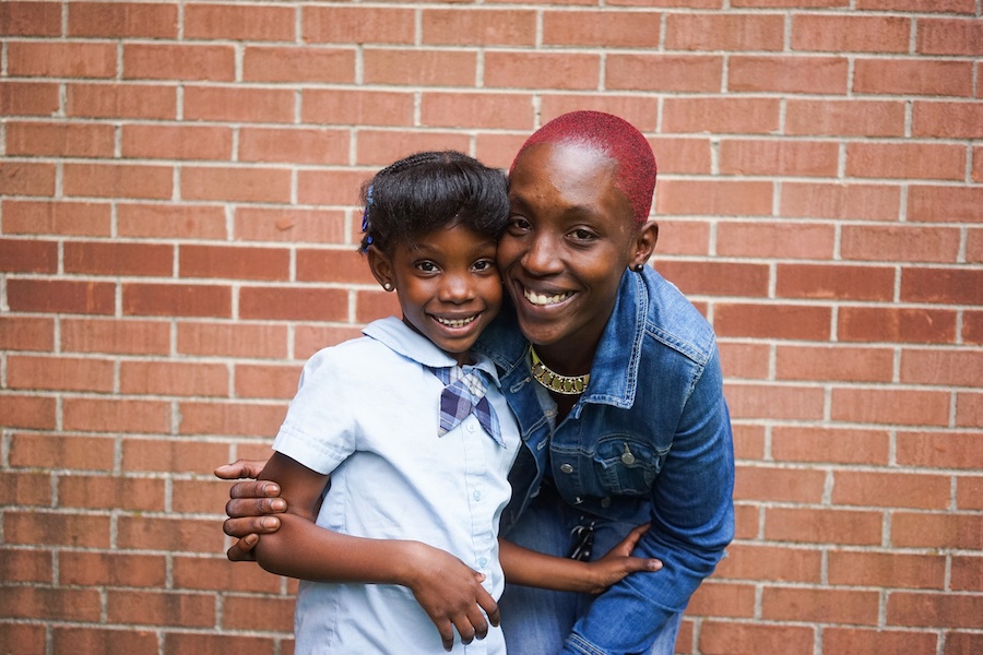 Mother and daughter