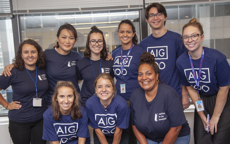 Volunteers and Coalition staff