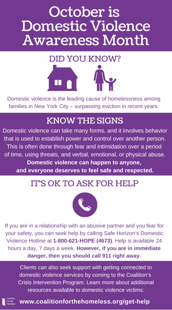 GRAPHIC: October is Domestic Violence Awareness Month