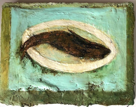 FISH ON PLATE, 2019