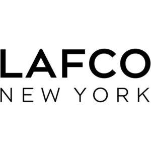 A white background with black text that reads: "LAFCO, New York."