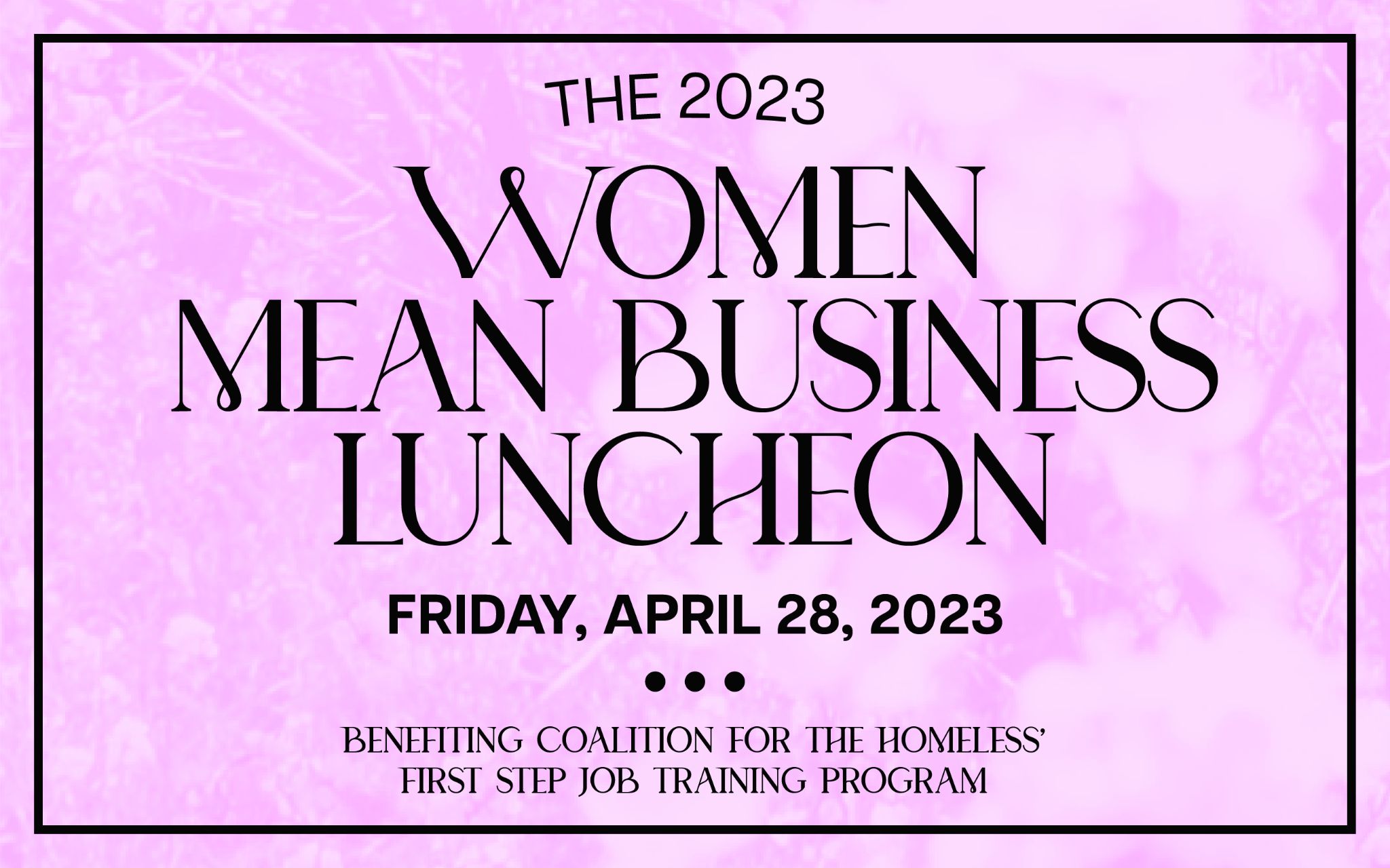 Women Mean Business Luncheon 2023